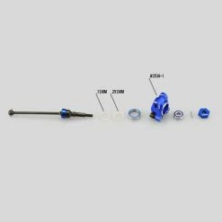 Brand new 🔥 Budget 👏 JConcepts, Inc. B74, B74.1 Aluminum Rear Hub Carriers, Blue - Set 🎁 ⌛ -RC Cars And Trucks shop JCO25361 A2 9DJAF329