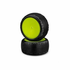 New ❤️ New ✔️ JConcepts, Inc. Pin Swag Tire, Pink Compound, Mounted 3348Y Wheel (2) ⌛ ❤️