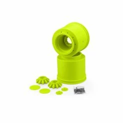 Brand new 🔔 Top 10 😍 JConcepts, Inc. Aggressor 2.6 x 3.8 Monster Truck Wheel, Yellow (2) 😉 ✨