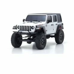 Best Sale 🔔 Top 10 ⭐ Kyosho 1/28 MINI-Z 4WD Jeep Wrangler Rubicon RTR, Bright White RS 🧨 😍 -RC Cars And Trucks shop KYO32521W A9 C4ASXG1Z