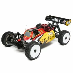 Buy 🤩 Promo 🤩 Losi 1/8 8IGHT 4WD Nitro Buggy RTR, Red/Yellow ⭐ 🧨
