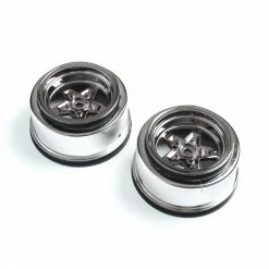 Flash Sale 😍 Cheap 🛒 Losi Rear Wheel, Black Chrome (2): 22S Drag ❤️ 🔥
