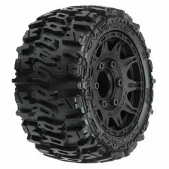 Brand new 🔥 Flash Sale 🎁 Pro-Line Racing 1/10 Trencher LP Front/Rear 2.8" MT Tires Mounted 12mm Blk Raid (2) 🥰 🛒
