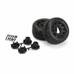 Budget 😍 Outlet 😉 Pro-Line Racing 1/10 Street Fighter LP Fr/Rr 2.8" MT Tires Mounted 12mm Blk Raid (2) 😀 😀 -RC Cars And Trucks shop PRO1016110 A3 F8VI61XG