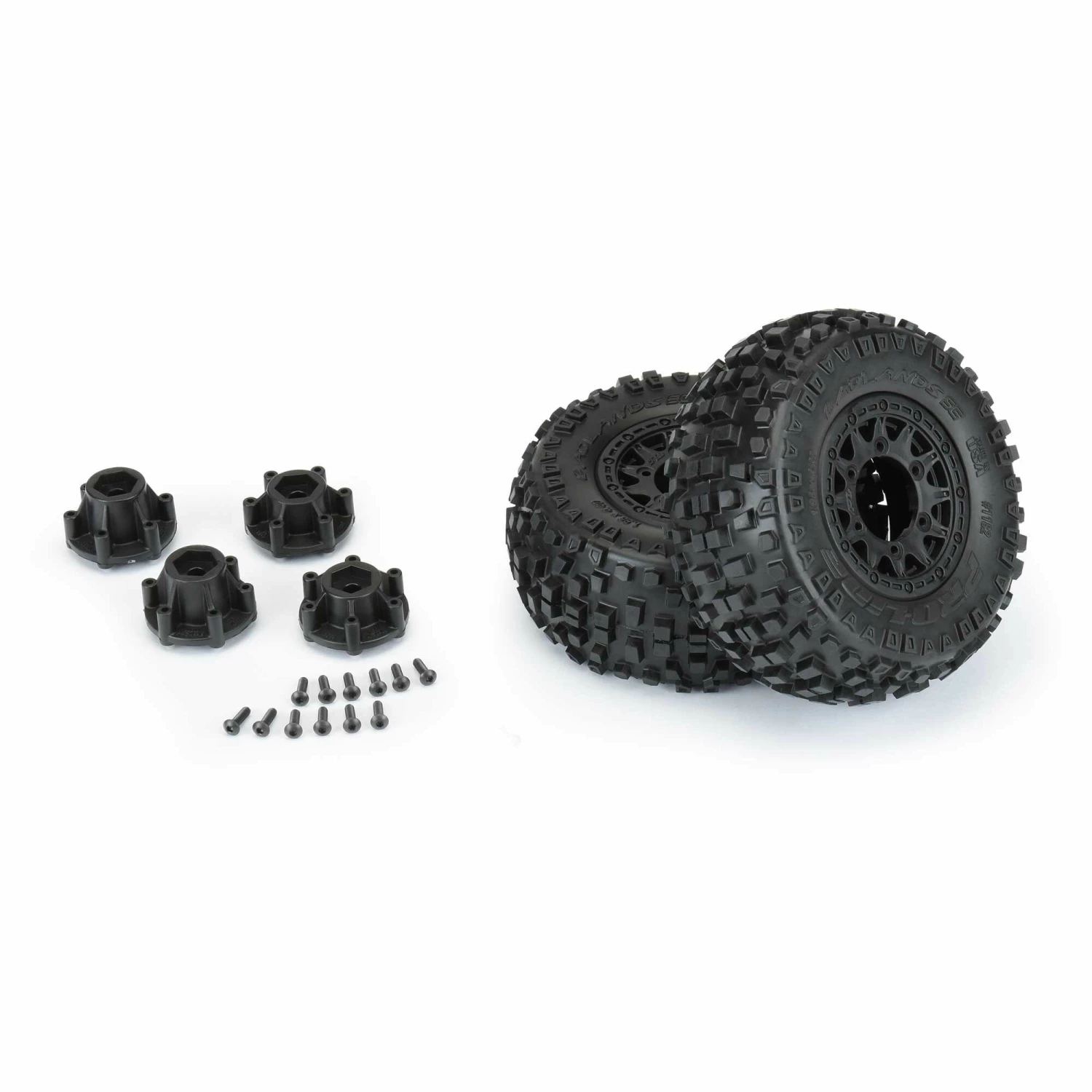 Cheap ๐ Promo โค๏ธ Pro-Line Racing 1/10 Badlands Front/Rear 2.2"/3.0" SC Mounted 12mm Black Raid (2) ๐ ๐ 4 Cheap ๐ Promo โค๏ธ Pro-Line Racing 1/10 Badlands Front/Rear 2.2"/3.0" SC Mounted 12mm Black Raid (2) ๐ ๐ - Image 4