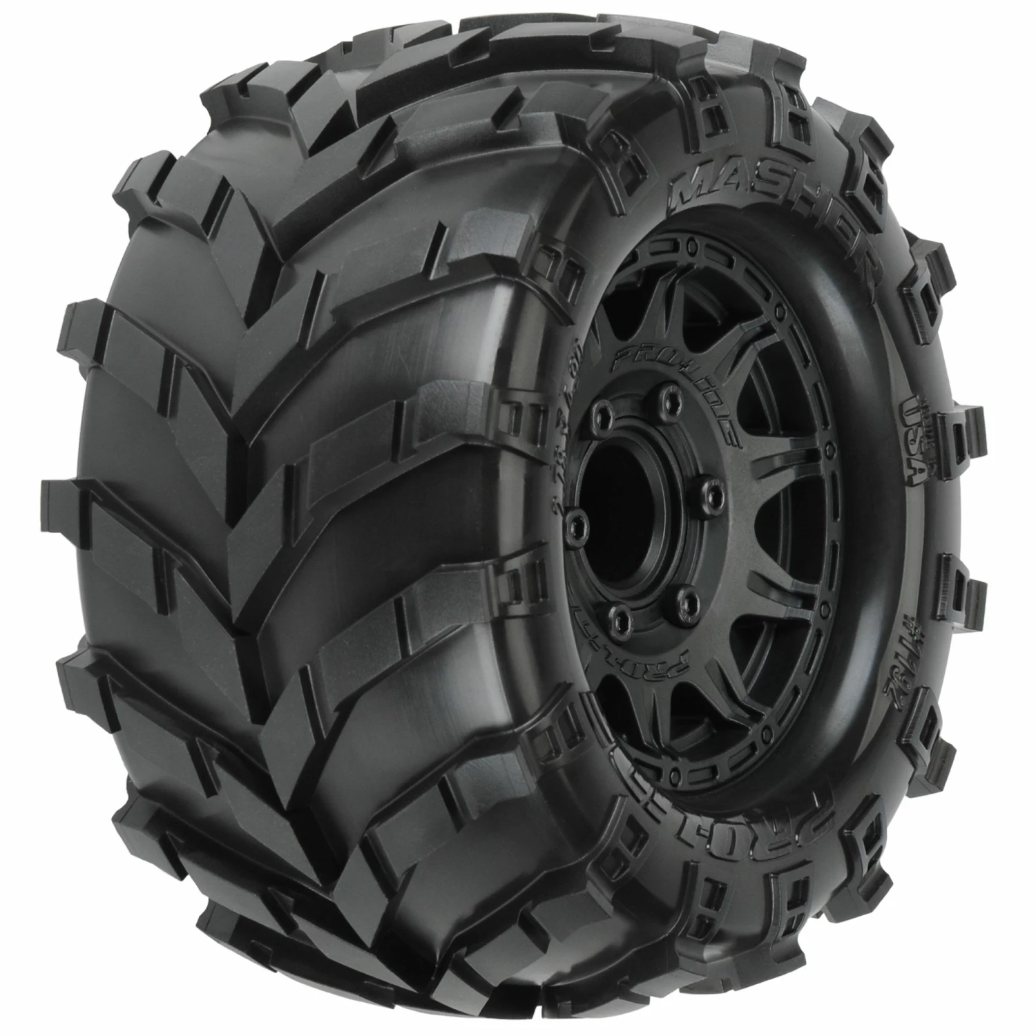 Brand new π Best deal π Pro-Line Racing 1/10 Masher Front/Rear 2.8" MT Tires Mounted 12mm Blk Raid (2) β π 1 Brand new π Best deal π Pro-Line Racing 1/10 Masher Front/Rear 2.8" MT Tires Mounted 12mm Blk Raid (2) β π