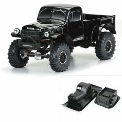 Deals 🤩 Budget ⌛ Pro-Line Racing 1/10 1946 Dodge Power Wagon Black Body 12.3" (313mm) WB Crawlers 🛒 😀