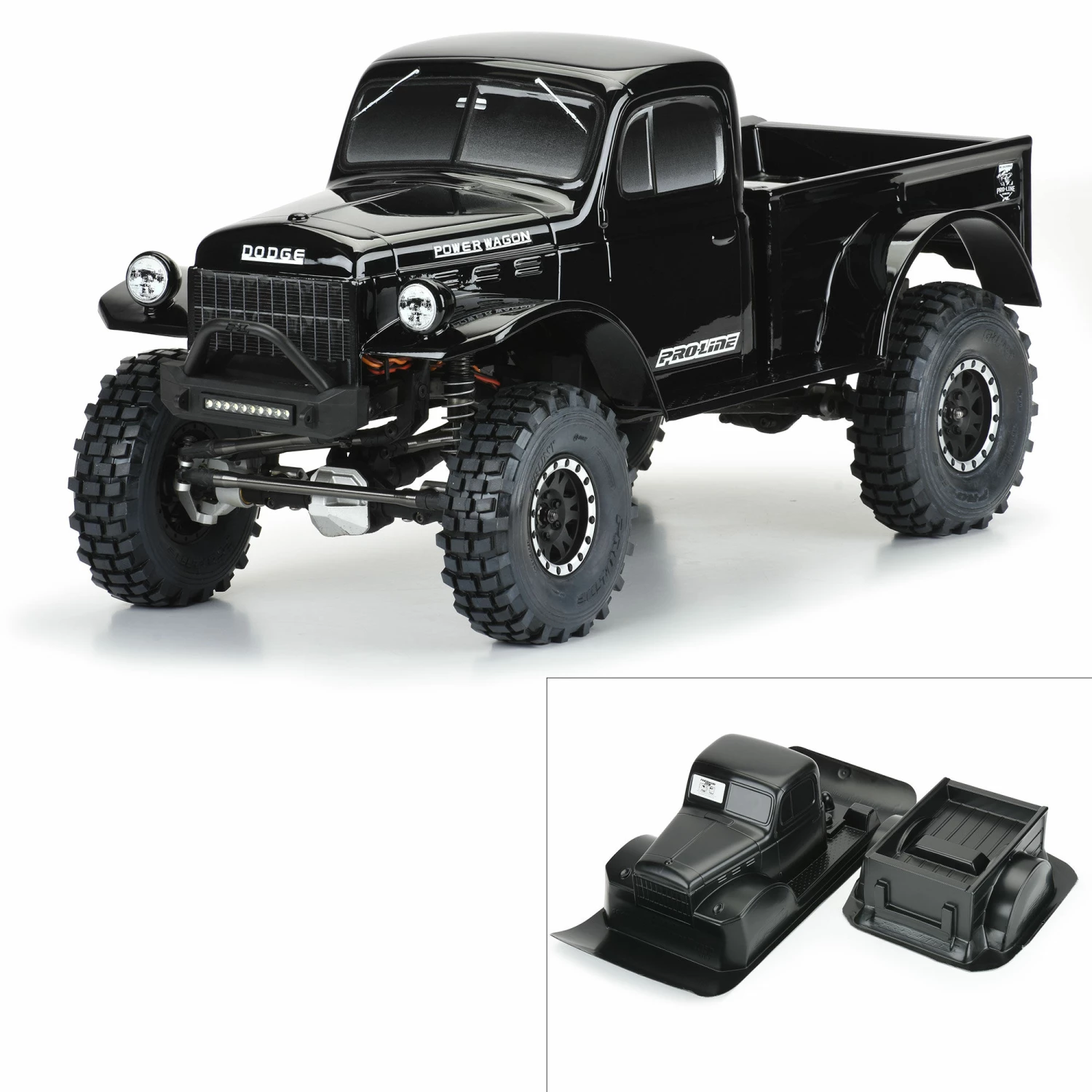 Deals 🤩 Budget ⌛ Pro-Line Racing 1/10 1946 Dodge Power Wagon Black Body 12.3" (313mm) WB Crawlers 🛒 😀 1 Deals 🤩 Budget ⌛ Pro-Line Racing 1/10 1946 Dodge Power Wagon Black Body 12.3" (313mm) WB Crawlers 🛒 😀
