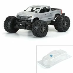 Wholesale 🧨 Coupon 😀 Pro-Line Racing 1/10 2019 Chevy Silverado Z71 Trail Boss Clear Body: Stampede 4x4 ✨ 💯