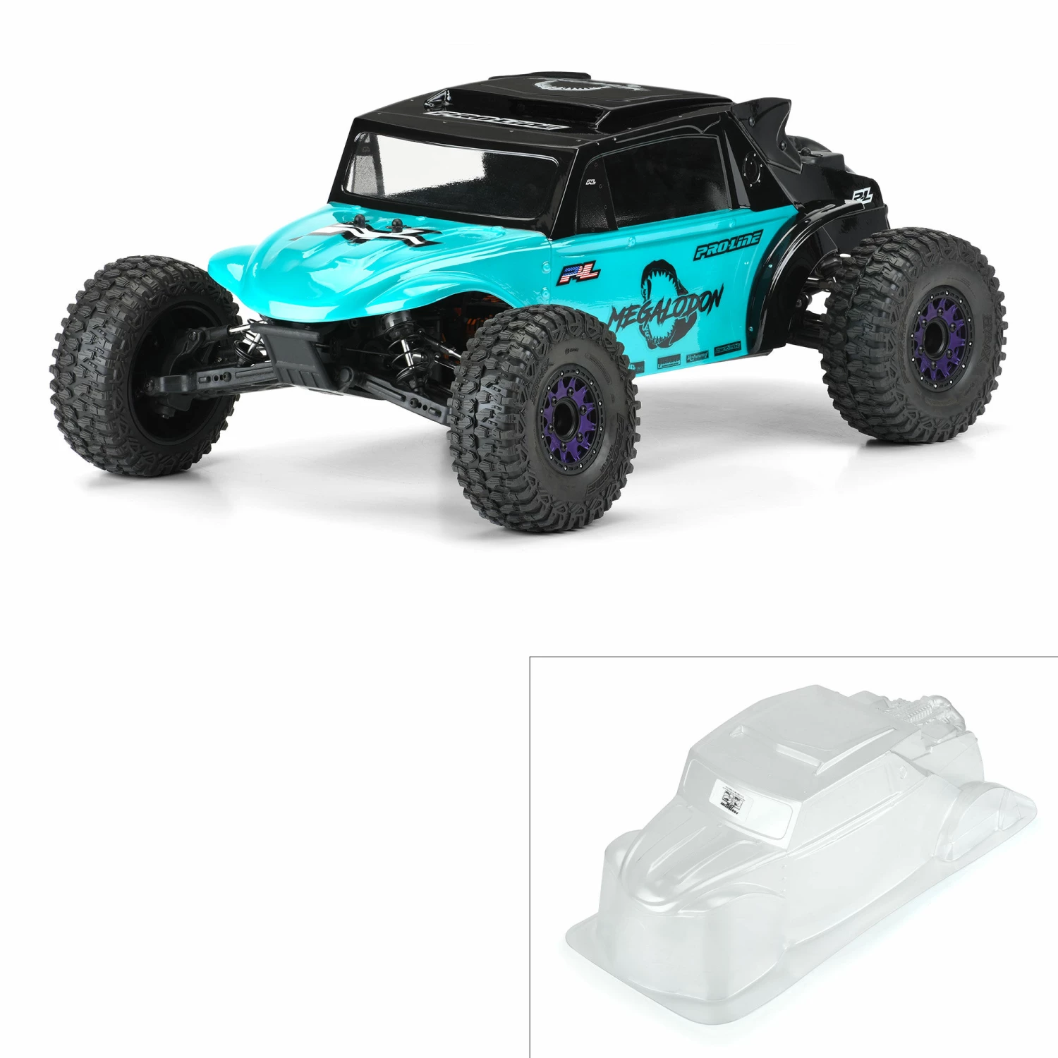 Flash Sale 🧨 Coupon 😀 Pro-Line Racing 1/10 Megalodon Desert Buggy Clear Body: Short Course 🤩 ❤️ 1 Flash Sale 🧨 Coupon 😀 Pro-Line Racing 1/10 Megalodon Desert Buggy Clear Body: Short Course 🤩 ❤️