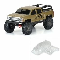 Cheap 🎉 Best Pirce ⭐ Pro-Line Racing 1/10 2015 Chevrolet Silverado Clear Body 13.9" WB 😀 🥰