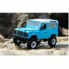 Outlet 🎉 Coupon 🤩 RC4WD 1/18 Gelande II 4WD with Land Rover Defender D90 Body RTR, Blue 💯 👏