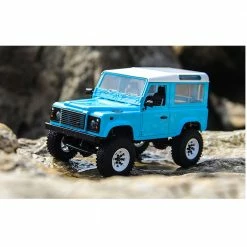 Outlet 🎉 Coupon 🤩 RC4WD 1/18 Gelande II 4WD with Land Rover Defender D90 Body RTR, Blue 💯 👏