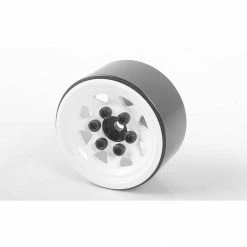 Cheap ✨ Best deal 🌟 RC4WD Stamped Steel 1.0'' Stock Beadlock Wheels, White (2) 👏 🎉