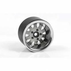Wholesale 😀 Outlet ⭐ RC4WD 1.9" 5 Lug Steel Wheels with Beauty Ring (Silver) ⭐ 🤩