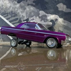 Best Pirce 🧨 Top 10 🤩 Redcat Racing 1/10 SixtyFour Chevrolet Impala Brushed 2WD Hopping Lowrider RTR, Purple 🎉 🤩 -RC Cars And Trucks shop RER14409 A03 RP2YP1R2