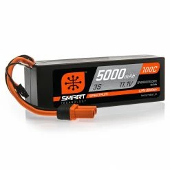 Wholesale 👏 Coupon ✨ Spektrum 11.1V 5000mAh 3S 100C Smart Hardcase LiPo Battery: IC5 😉 🎁
