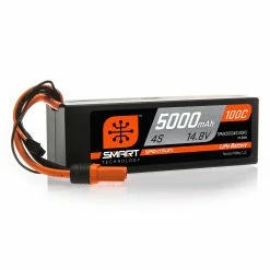 Hot Sale 🔥 Outlet 👍 Spektrum 14.8V 5000mAh 4S 100C Smart Hardcase LiPo Battery: IC5 ✔️ 😉
