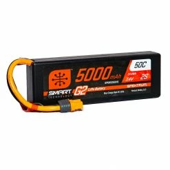 Best deal 😍 Cheapest 🥰 Spektrum 7.4V 5000mAh 2S 50C Smart LiPo G2 Hard Case: IC3 😍 🛒