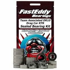 Flash Sale 👏 Discount ❤️ FastEddy Bearings Sealed Bearing Kit: Team Associated DR10 RTR 🎁 🤩