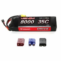 Best reviews of 🎉 Buy ❤️ Venom 7.4V 8000mAh 2S 35C DRIVE LiPo Battery: UNI 2.0 Plug 🎉 😉