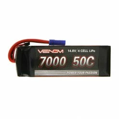 Best Sale ✔️ Flash Sale 😍 Venom 14.8V 7000mAh 50C 4S LiPo Battery: EC5 ✔️ 🧨