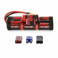 Deals 😀 Discount ⭐ Venom 8.4V 5000mAh 7-Cell DRIVE Hump NiMH Battery: UNI 2.0 Plug 🔥 🔔